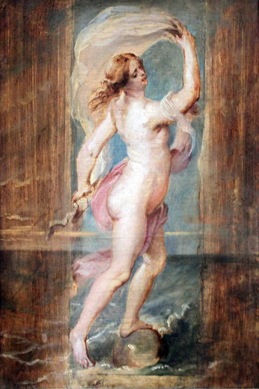 Fortuna, by Peter Paul Rubens, paint, 1637