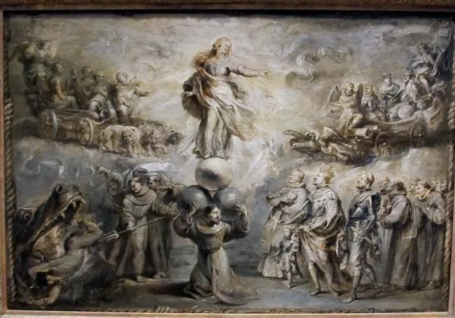 Franciscan Allegory in Honor of the Immaculate Conception, by Peter Paul Rubens, unspecified, 1631