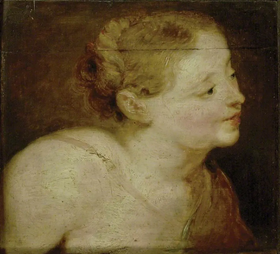 Head of a Huntress (Diana?), by Peter Paul Rubens