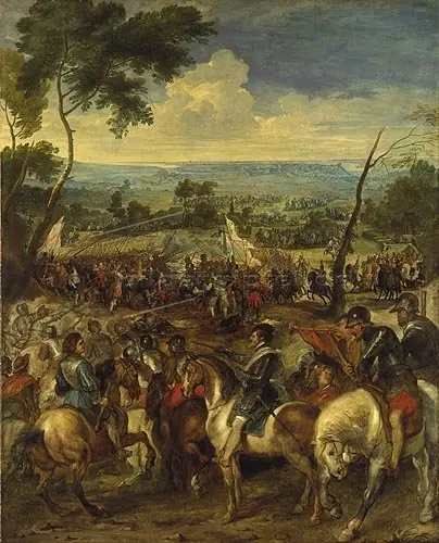 Henri IV at the battle of Arques, by Peter Paul Rubens