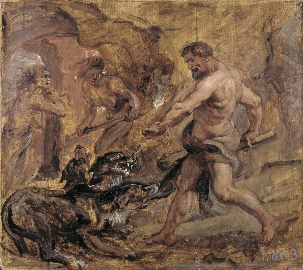 Hercules and Cerberus, by Peter Paul Rubens