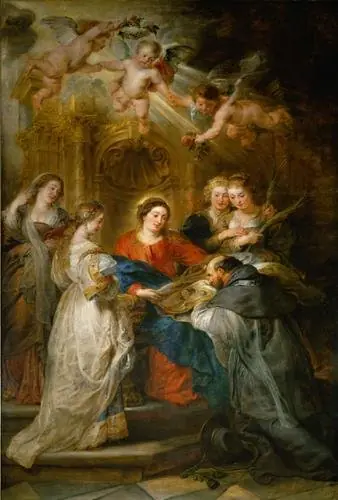 Ildefonso Altarpiece (central panel)