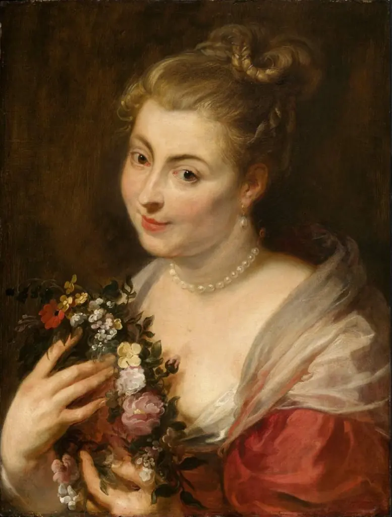 Isabella Brant as Glycera, by Peter Paul Rubens