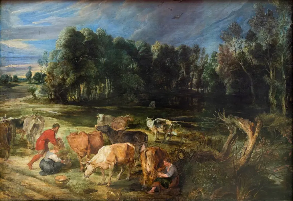 Landscape with Cattle, by Peter Paul Rubens