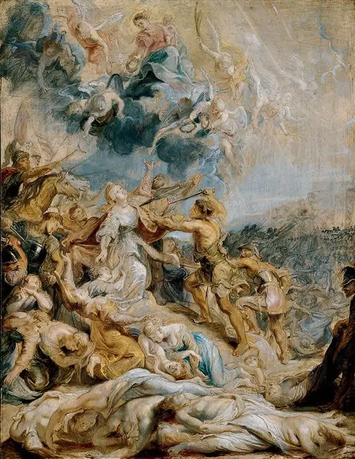 Martyrdom of St. Ursula, by Peter Paul Rubens