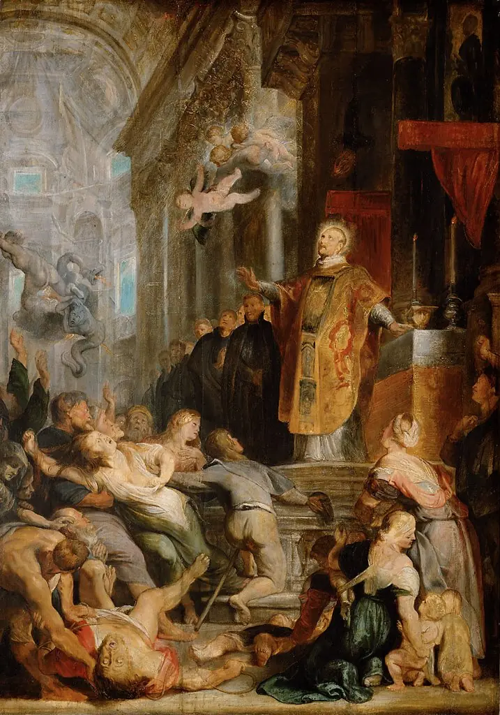 Miracle of Saint Ignatius of Loyala (study), by Peter Paul Rubens