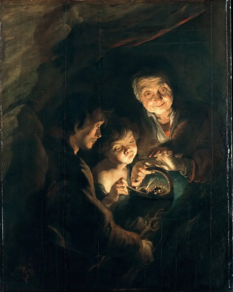 Old Woman with a Basket of Coal, by Peter Paul Rubens