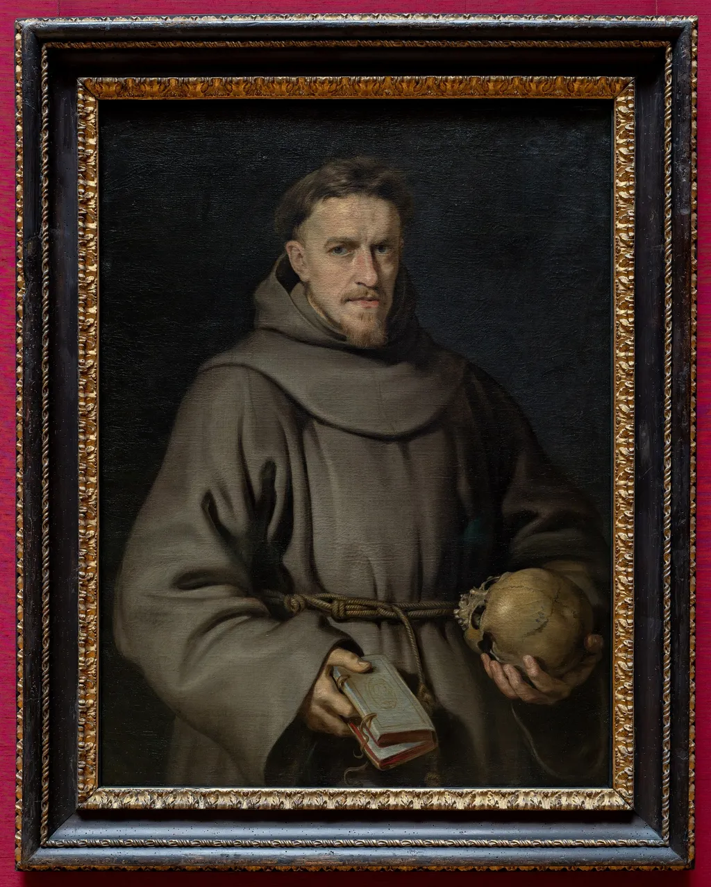 Portrait of a Franciscan friar, by Peter Paul Rubens, oil, 1615