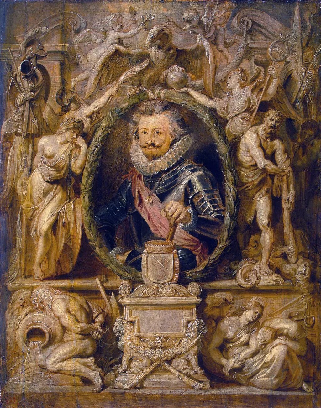 Portrait of Charles de Longueval, by Peter Paul Rubens, oil, 1621