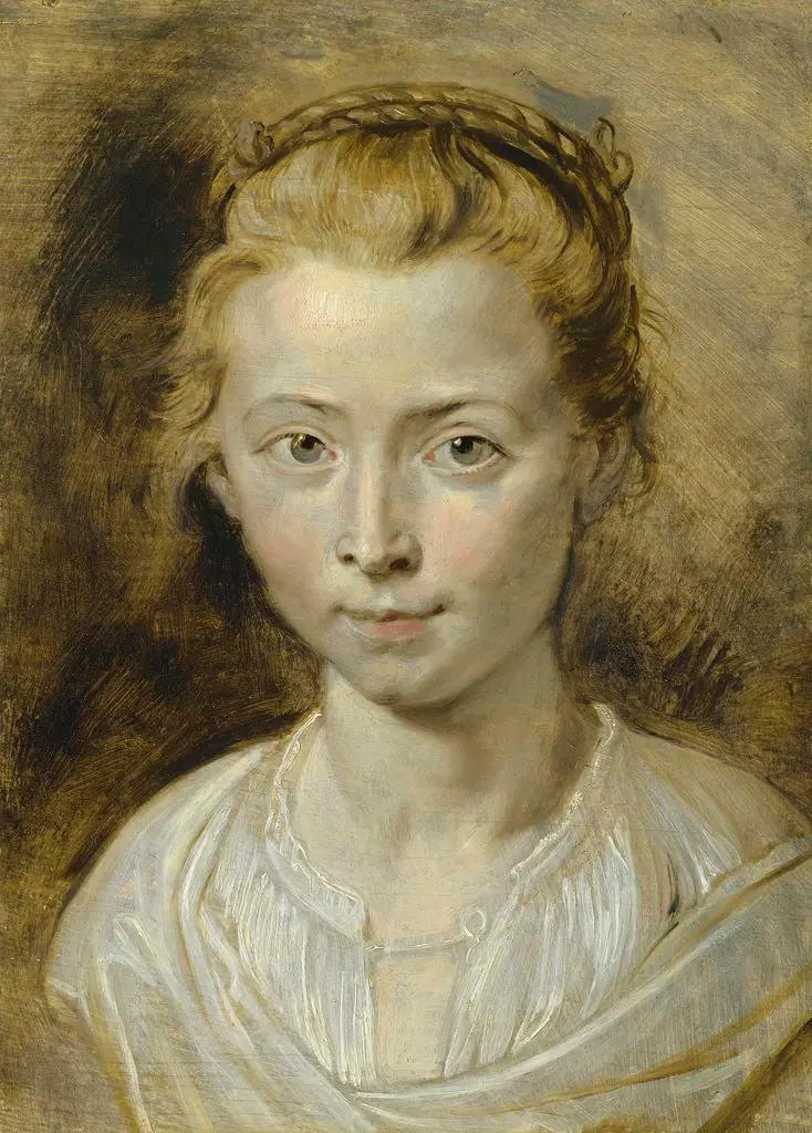 Portrait of Clara Serena Rubens, the artist's daughter, by Peter Paul Rubens, 1618