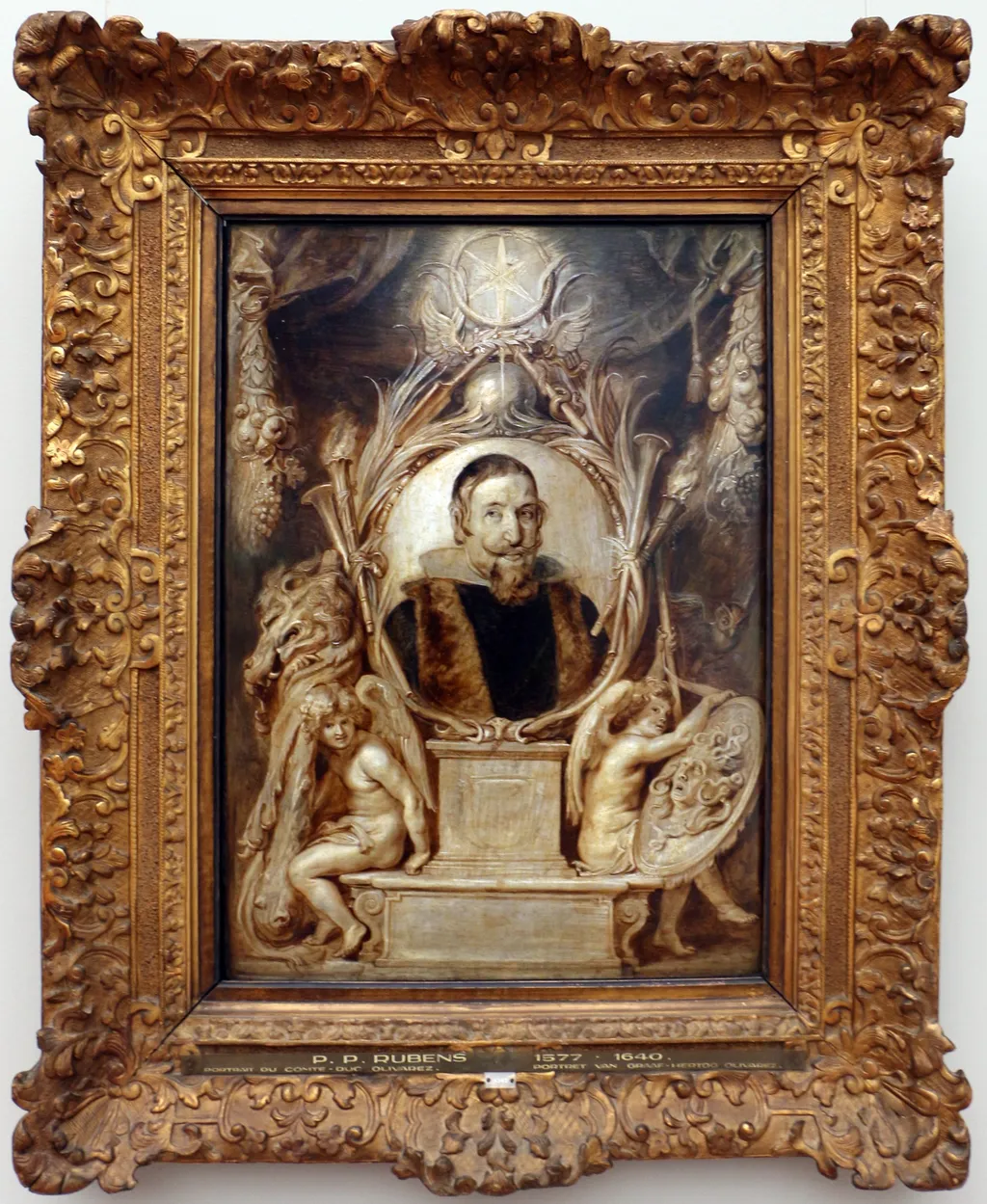 Portrait of Don Gasparo de Guzmàn y Pimentel, Count-Duke of Olivares, Duke of San Lucar de Barrameda (1587-1645), by Peter Paul Rubens, oil, 1627