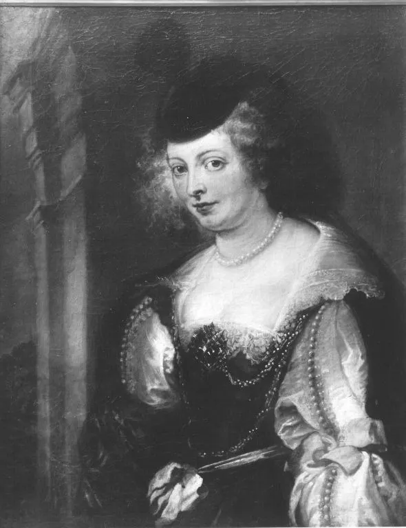 Portrait of Helena Fourment (1617-1673), by Peter Paul Rubens, oil, 1608