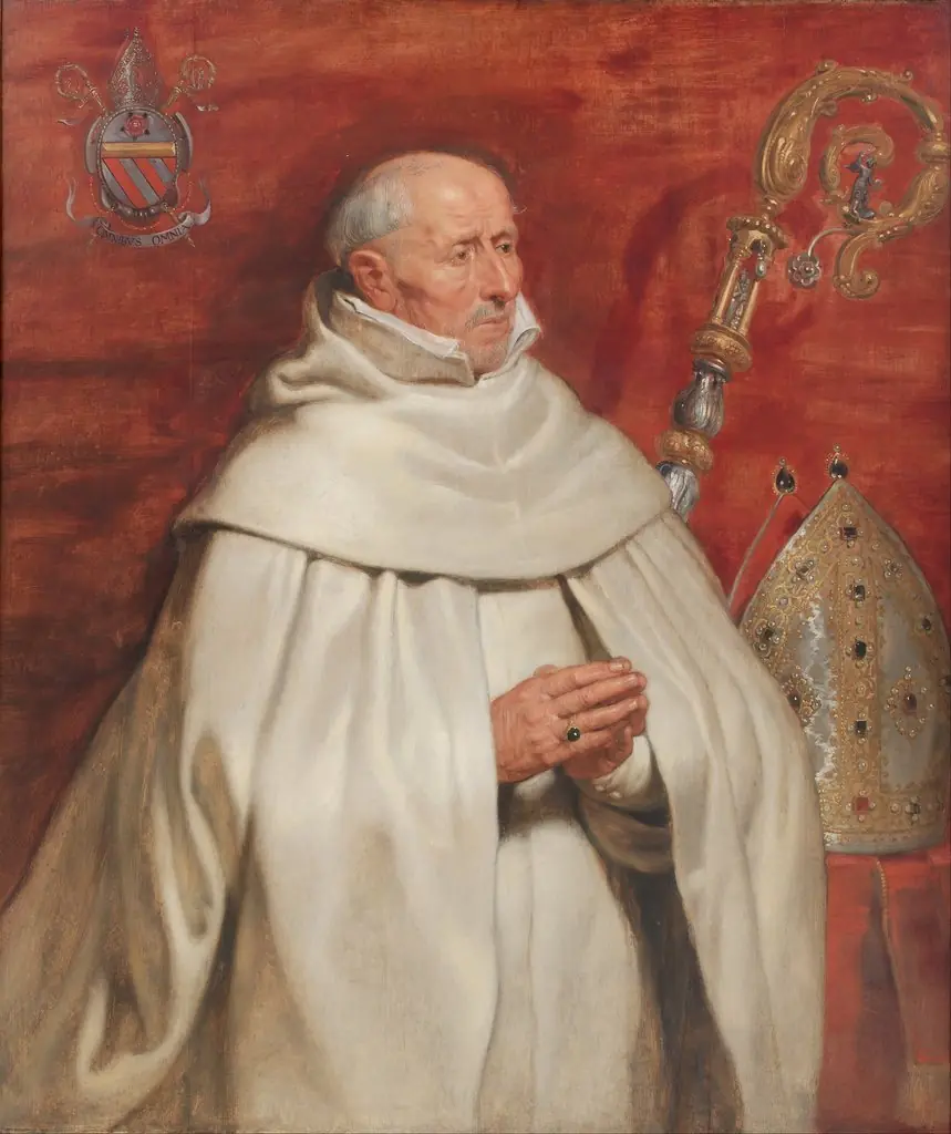 Portrait of Matthaeus Yrsselius (1541-1629), Abbot of Sint-Michiel's Abbey in Antwerp, by Peter Paul Rubens