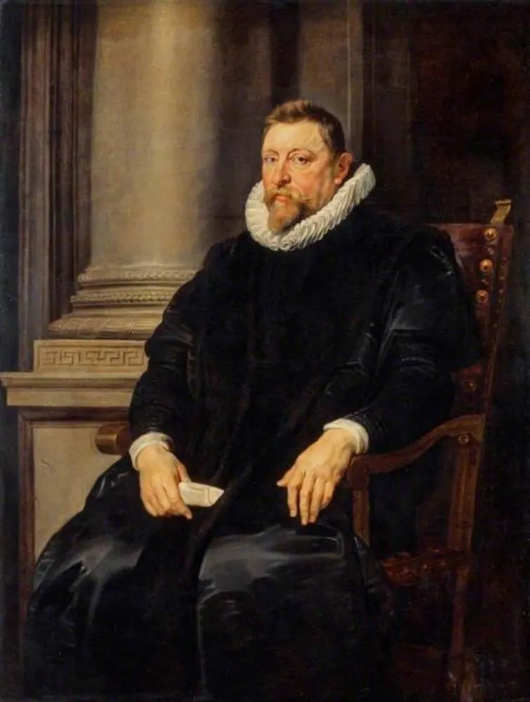 Portrait of Petrus Pecquius (1562 - 1625), by Peter Paul Rubens, oil, 1615