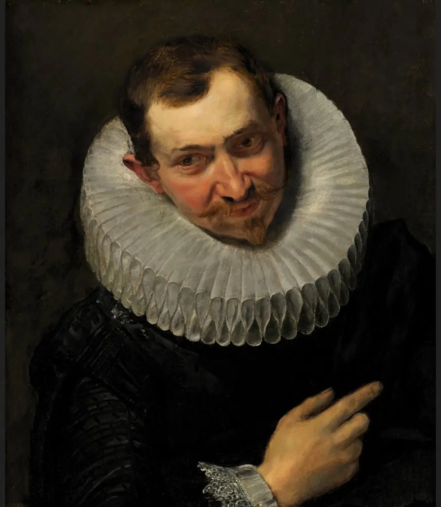 Portrait of the landscape painter Jan Wildens, by Peter Paul Rubens