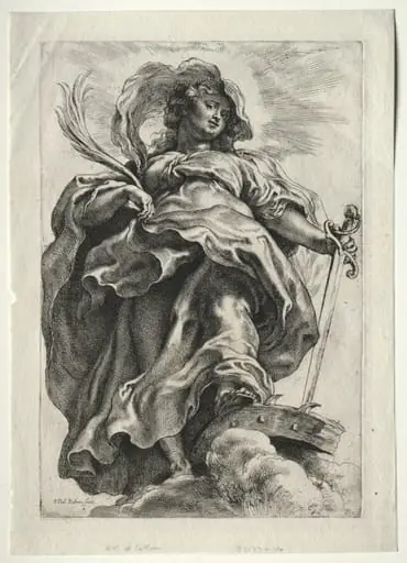 Saint Catherine in the Clouds, by Peter Paul Rubens