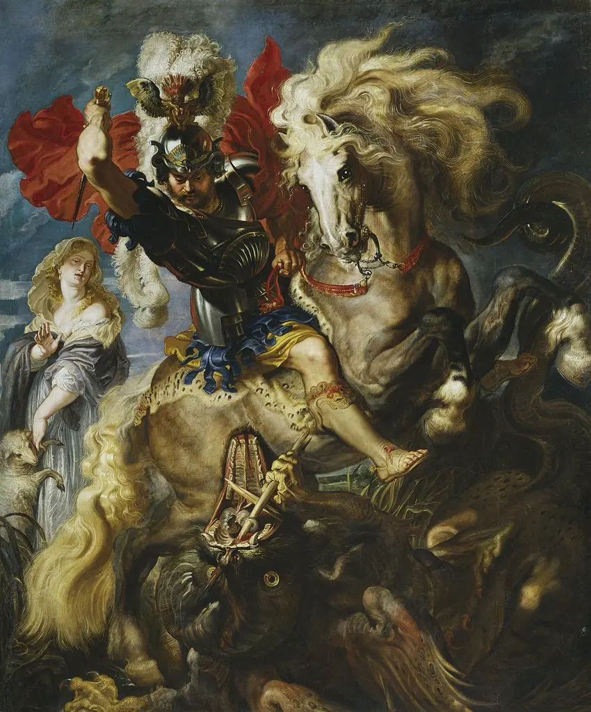 Saint George and the Dragon, by Peter Paul Rubens