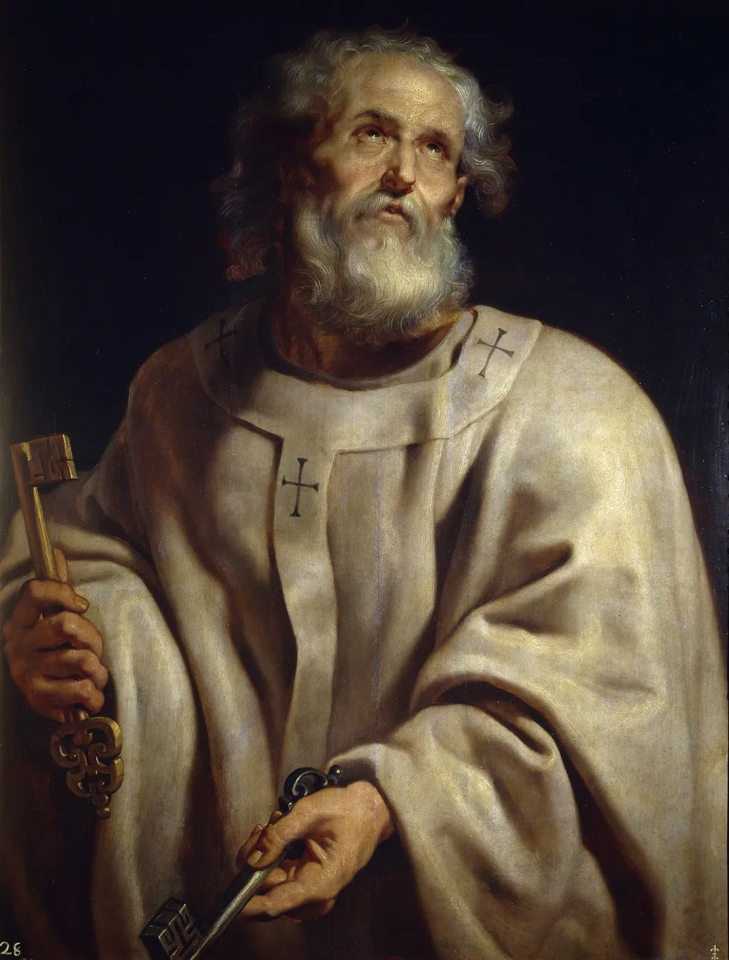 Saint Peter, by Peter Paul Rubens, oil, 1610