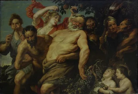 Silenus march, by Peter Paul Rubens, oil