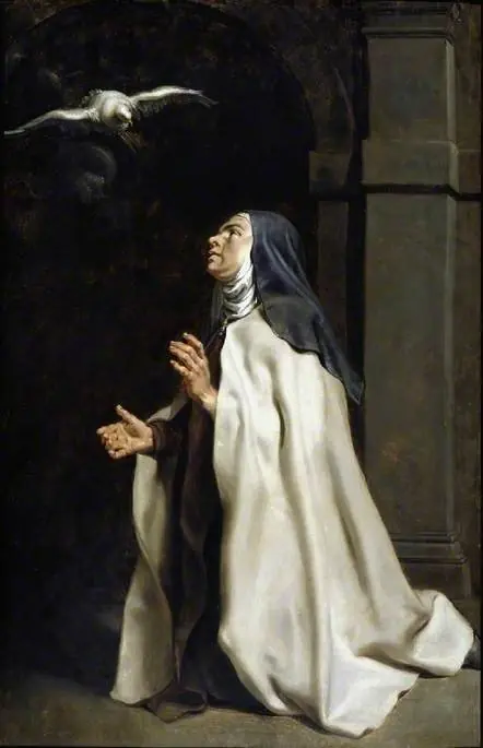Teresa of Avilà's Vision of the Dove, by Peter Paul Rubens