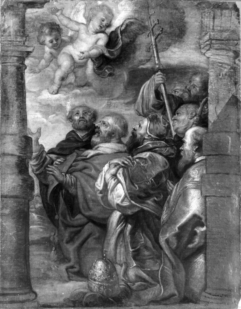The Adoration of the Blessed Sacrament by the Ecclesiastical Hierarchy, by Peter Paul Rubens