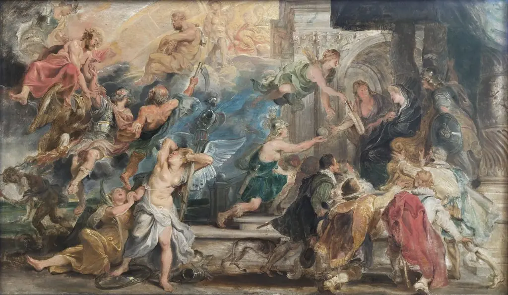 The Apotheosis of Henri IV, by Peter Paul Rubens