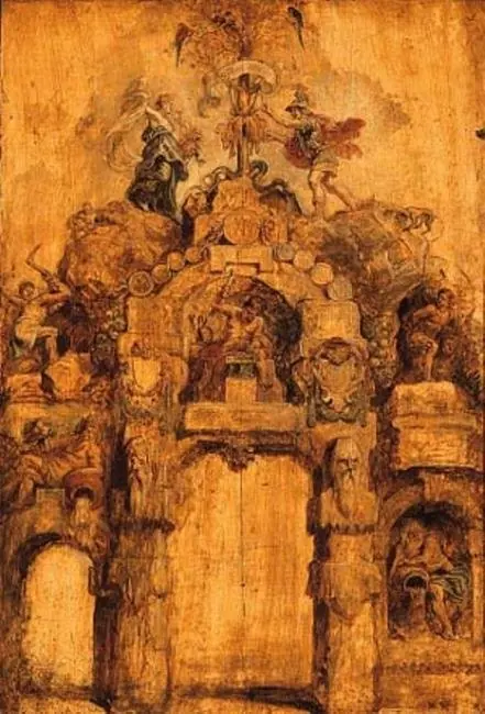 The Arch of Honor of the Mint (reverse), by Peter Paul Rubens