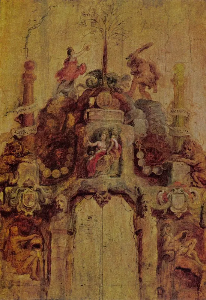 The Arch of the Mint (front), by Peter Paul Rubens