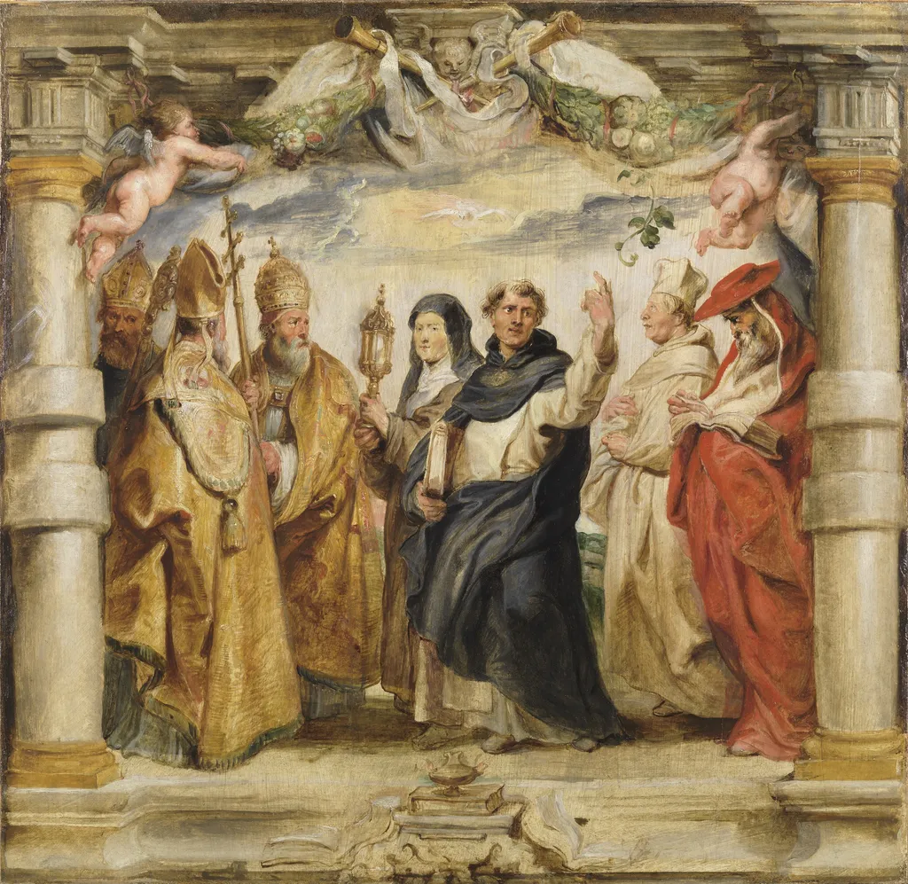 The Defenders of the Eucharist, by Peter Paul Rubens, oil, 1625
