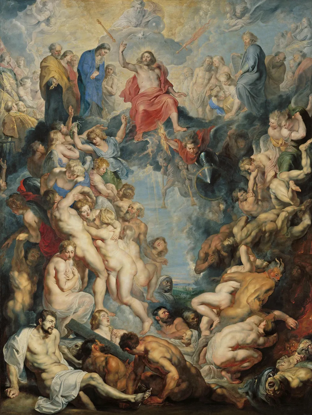 The Great Last Judgement, by Peter Paul Rubens, oil, 1617