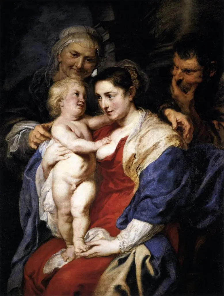 The Holy Family with Saint Anne, by Peter Paul Rubens