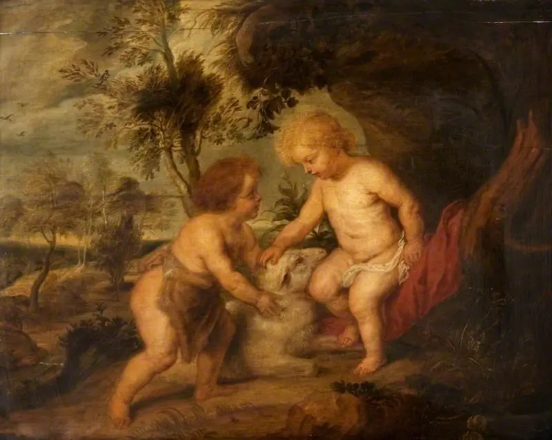 The Infant Christ and Saint John with a Lamb