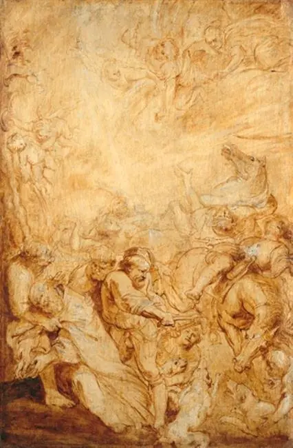 The Martyrdom of St Livinus (study), by Peter Paul Rubens