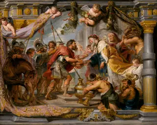 The Meeting of Abraham and Melchizedek, by Peter Paul Rubens