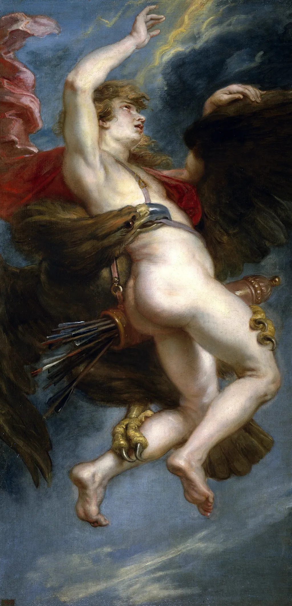 The Rape of Ganymede, by Peter Paul Rubens, oil, 1637