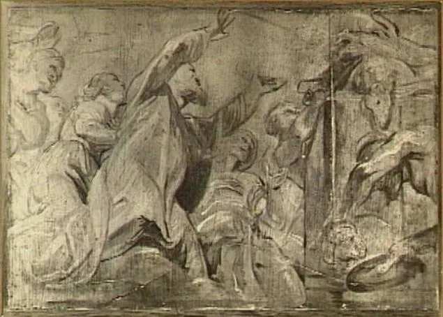 The Sacrifice of Noah, by Peter Paul Rubens, oil, 1620
