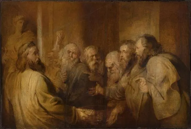 The Seven Sages of Greece Disputing over the Tripod, by Peter Paul Rubens