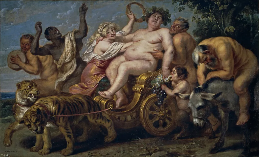 The Triumph of Bacchus, by Peter Paul Rubens, oil, 1636