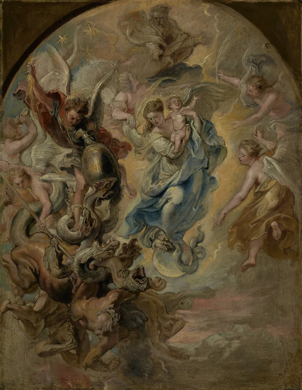 The Virgin as the Woman of the Apocalypse, by Peter Paul Rubens, oil, 1624