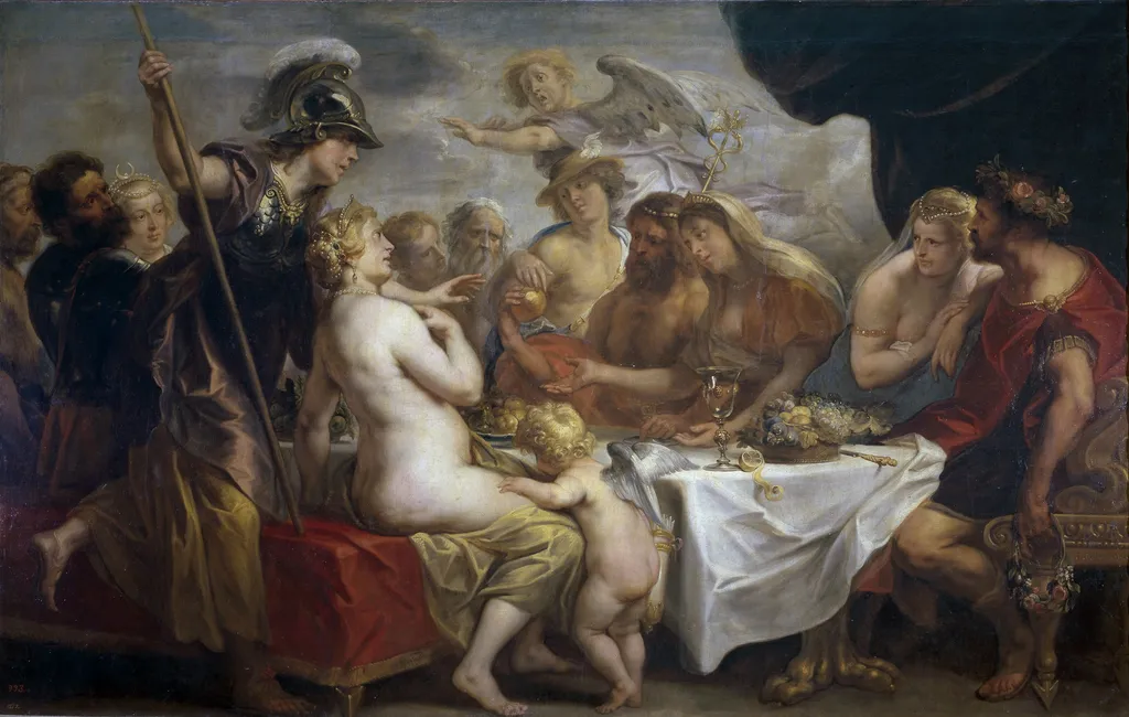 The wedding of Thetis and Peleus, by Peter Paul Rubens, oil, 1633