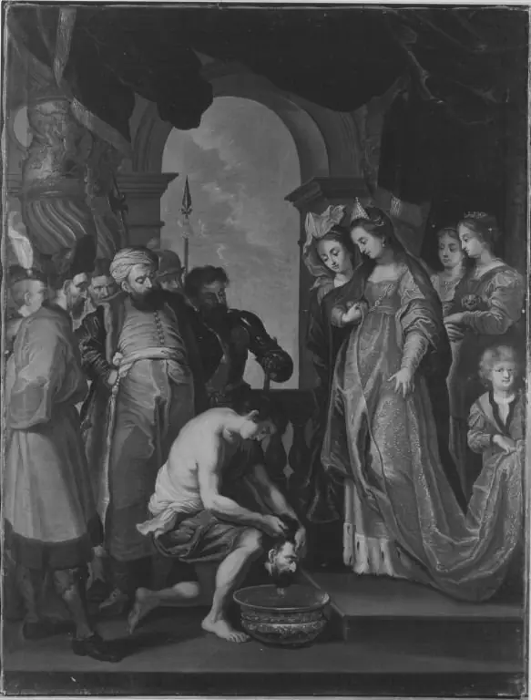 Tomyris with the head of Cyrus (after the engraving by Paulus Pontius), by Peter Paul Rubens