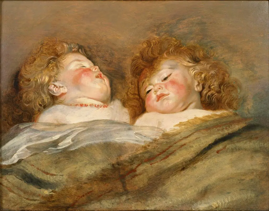 Two Sleeping Children, by Peter Paul Rubens