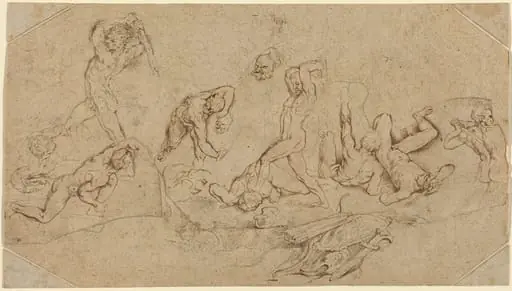 Battle of Nude Men, by Peter Paul, Sir Rubens