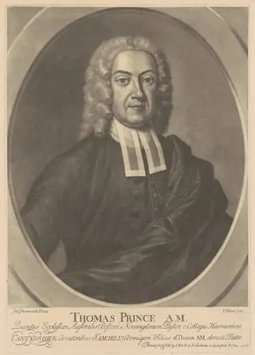 Thomas Prince, A. M., by Peter Pelham