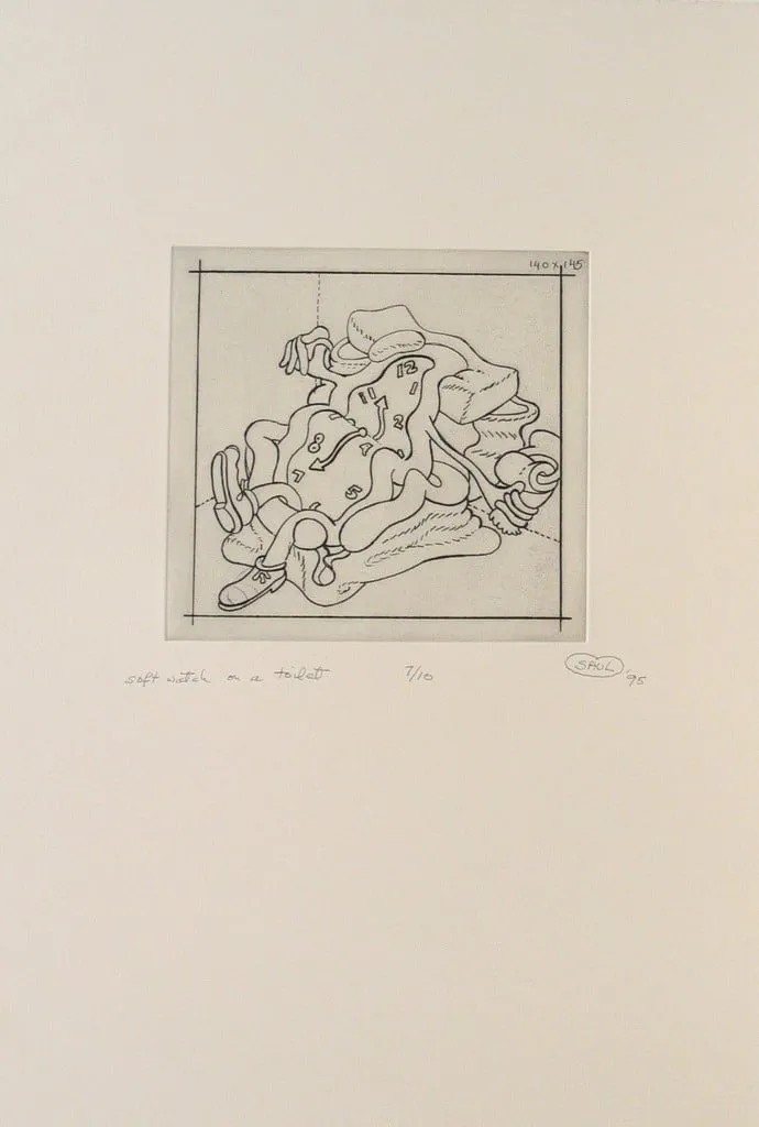 Untitled, by Peter Saul, ink, 1995