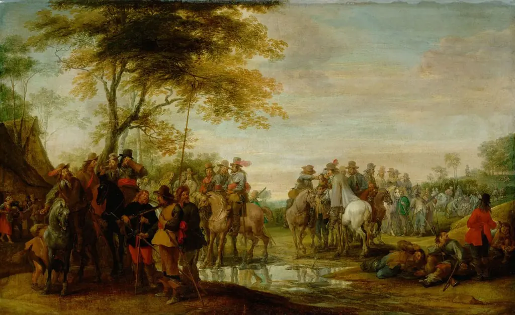 Cavalry troop, by Peter Snayers
