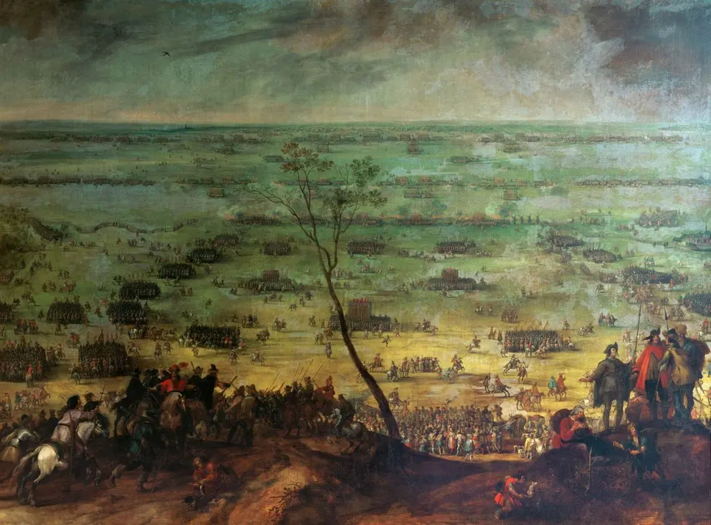 The battle at Lützen, 1632, by Peter Snayers