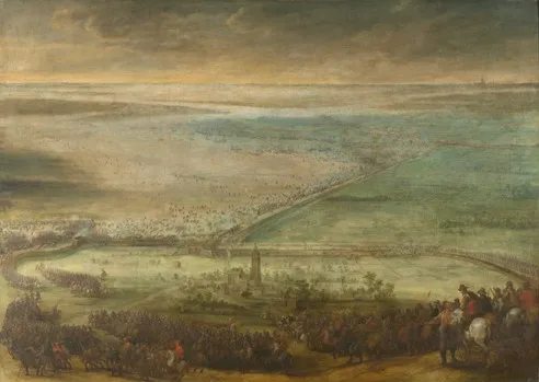 The Battle of Kallo, 1638, by Peter Snayers, oil, 1650