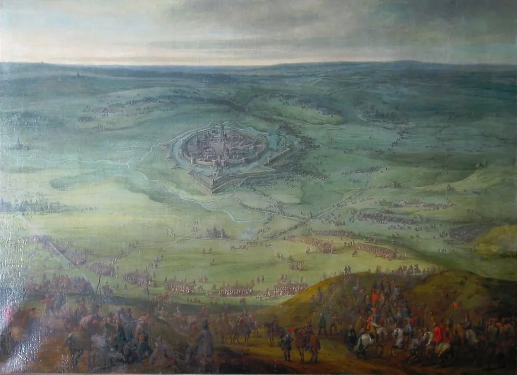 The siege of Lens, by Peter Snayers