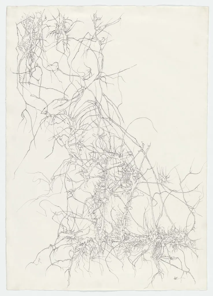 Untitled, by Peter Takal, ink, 1962